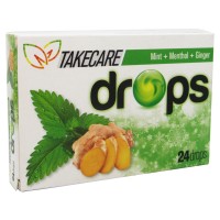 TakeCare Mint + Menthol + Ginger Drops